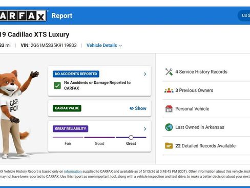 Used 2019 Cadillac XTS Luxury w/ Driver Awareness Package FWD image 11