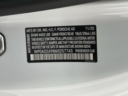 Certified 2021 Porsche 911 Turbo S image 24