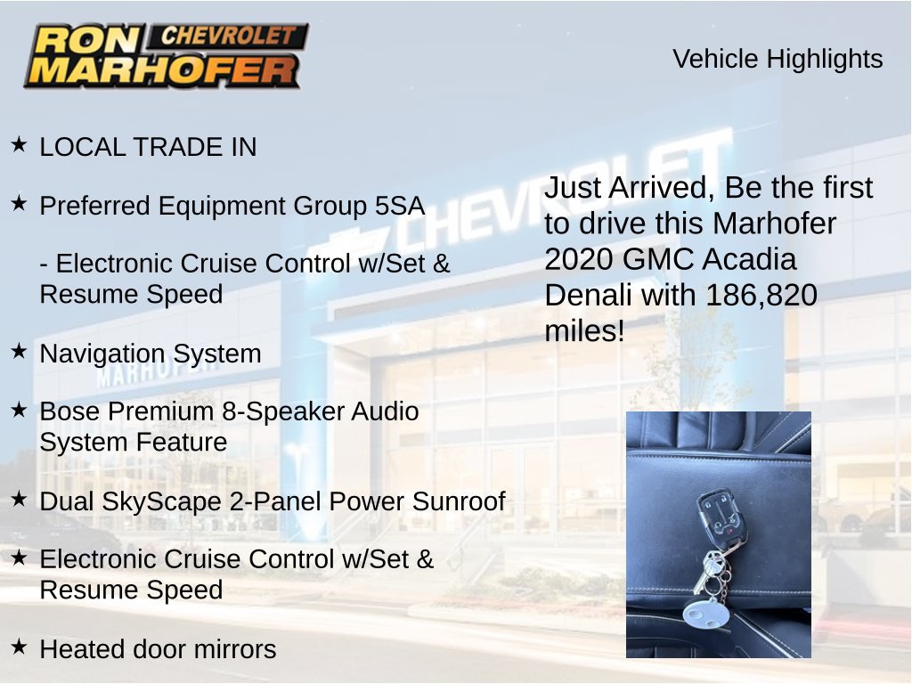 Used 2020 GMC Acadia Denali FWD image 12