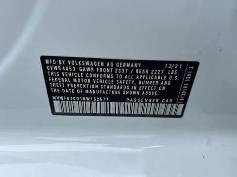 Used 2022 Volkswagen Golf R AWD/4WD image 20