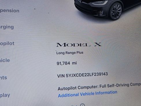 Used 2020 Tesla Model X Long Range AWD/4WD image 13