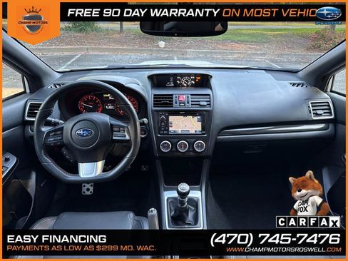 Used 2015 Subaru WRX Limited AWD/4WD image 2