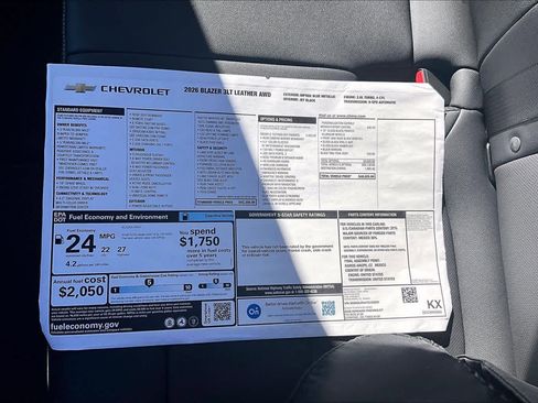 New 2026 Chevrolet Blazer LT w/ Sound & Technology Package AWD/4WD image 23