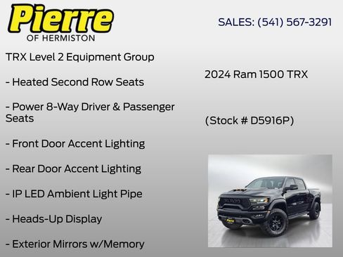 Used 2024 RAM 1500 TRX w/ TRX Level 2 Equipment Group AWD/4WD image 18