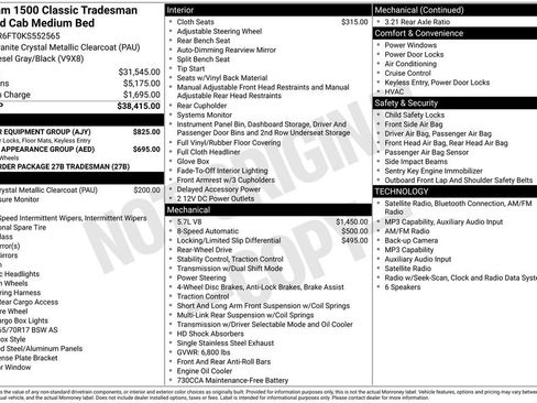 Used 2019 RAM 1500 Tradesman w/ Popular Equipment Group RWD image 2