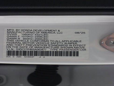 New 2025 Honda Accord SE image 27