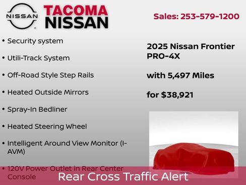 Used 2025 Nissan Frontier PRO-4X w/ Pro Convenience Package image 5