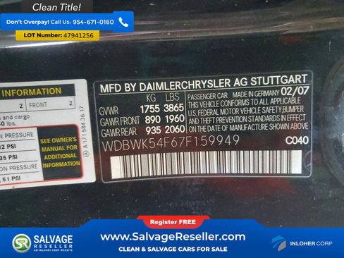 Used 2007 Mercedes-Benz SLK 280 image 16