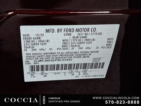 Certified 2023 Lincoln Nautilus Reserve AWD/4WD image 26