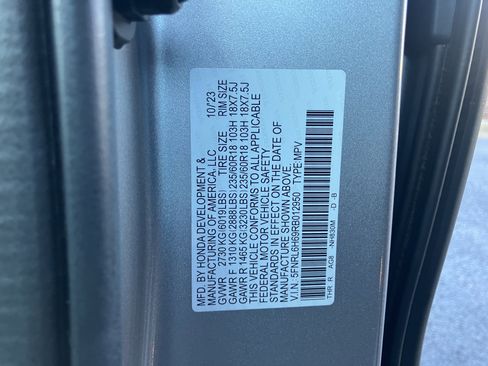 Certified 2024 Honda Odyssey EX-L image 38