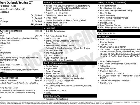 Certified 2024 Subaru Outback Touring XT AWD/4WD image 34
