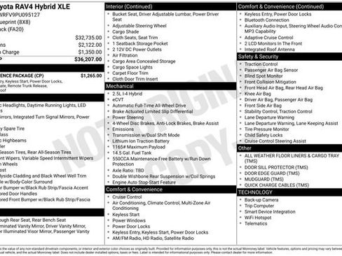 Used 2023 Toyota RAV4 XLE w/ Convenience Package image 35