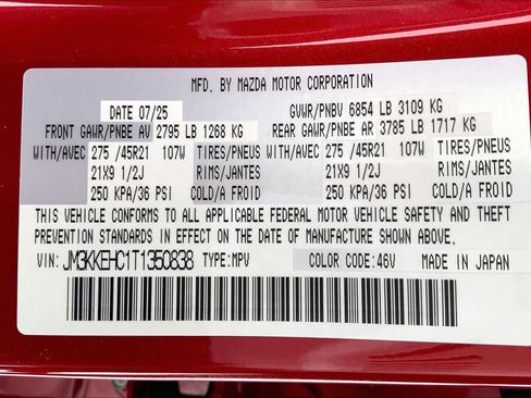 Used 2026 MAZDA CX-90 3.3 Turbo S w/ Premium Plus image 34