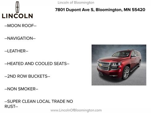 Used 2017 Chevrolet Suburban Premier AWD/4WD image 5