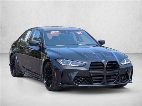 Used 2021 BMW M3 Competition w/ Executive Package RWD image 3