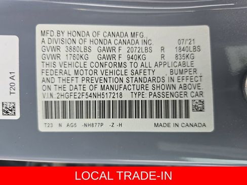 Used 2022 Honda Civic Sport image 35