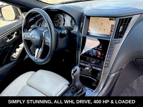 Certified 2023 INFINITI Q50 Red Sport 400 w/ Black Opal Edition image 33