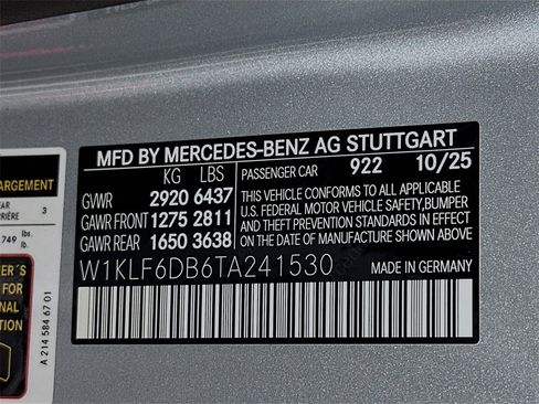 New 2026 Mercedes-Benz E 53 AMG e 4MATIC Sedan image 34