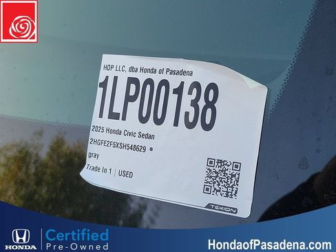 Certified 2025 Honda Civic Sport image 32
