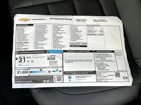 New 2026 Chevrolet TrailBlazer ACTIV image 14