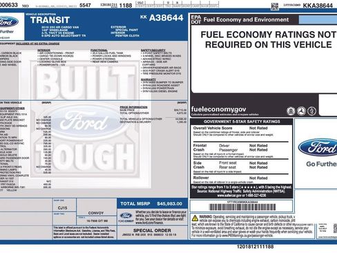 Used 2019 Ford Transit 250 148 High Roof Extended image 31