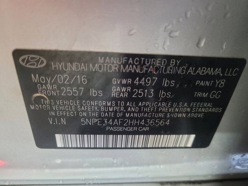 Used 2017 Hyundai Sonata Sport w/ Value Edition Package 02 FWD image 33