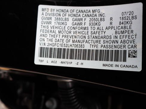 Used 2020 Honda Civic Si image 45