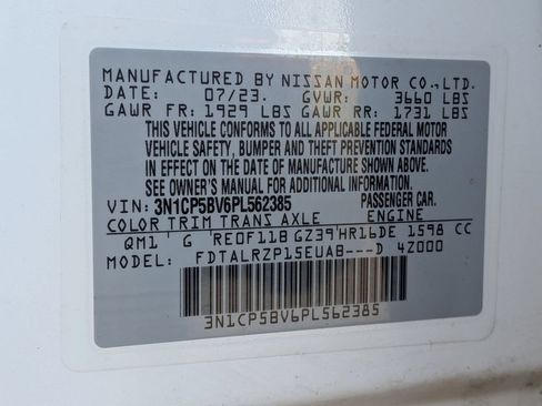 Used 2023 Nissan Kicks S FWD image 25