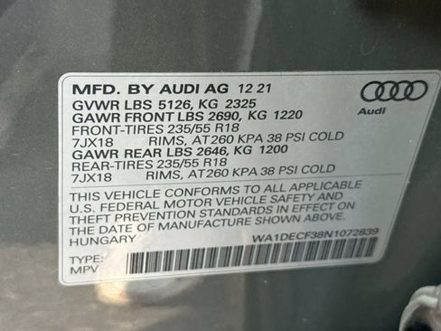 Used 2022 Audi Q3 2.0T Premium w/ Convenience Package image 28