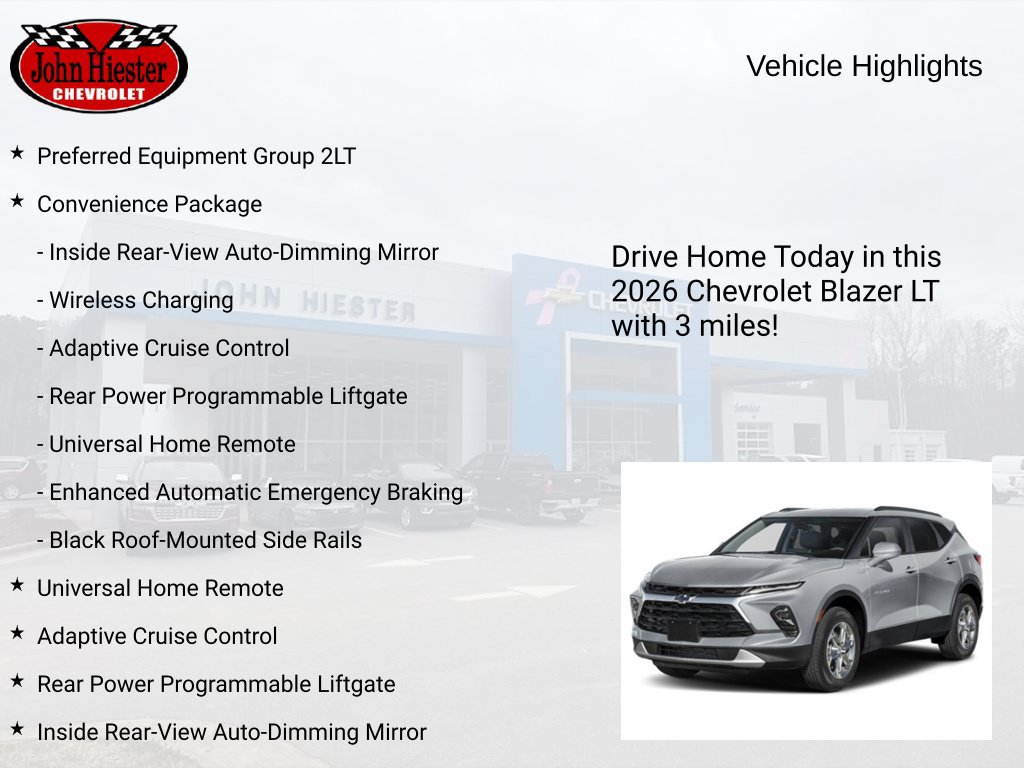 New 2026 Chevrolet Blazer LT w/ Convenience Package FWD image 2