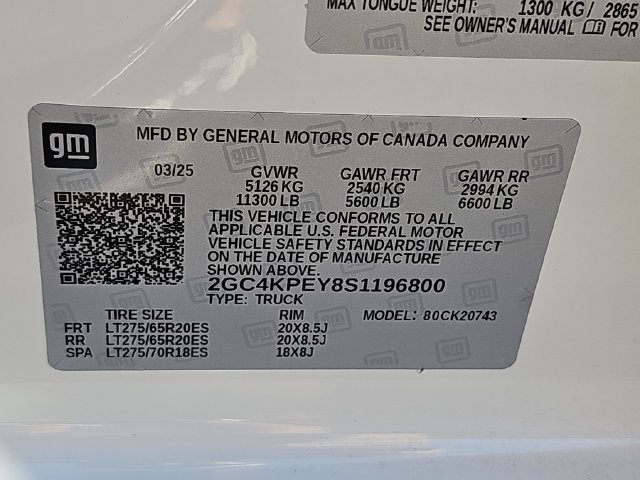 Used 2025 Chevrolet Silverado 2500 LTZ w/ LTZ Plus Package AWD/4WD image 36