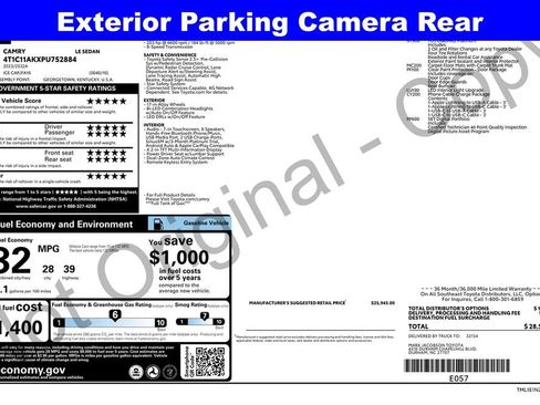 Used 2023 Toyota Camry LE FWD image 3