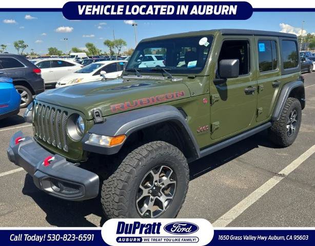 Used 2021 Jeep Wrangler Unlimited Rubicon w/ Safety Group AWD/4WD image 1