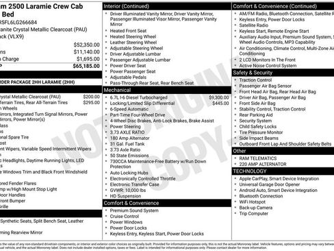 Certified 2020 RAM 2500 Laramie image 41