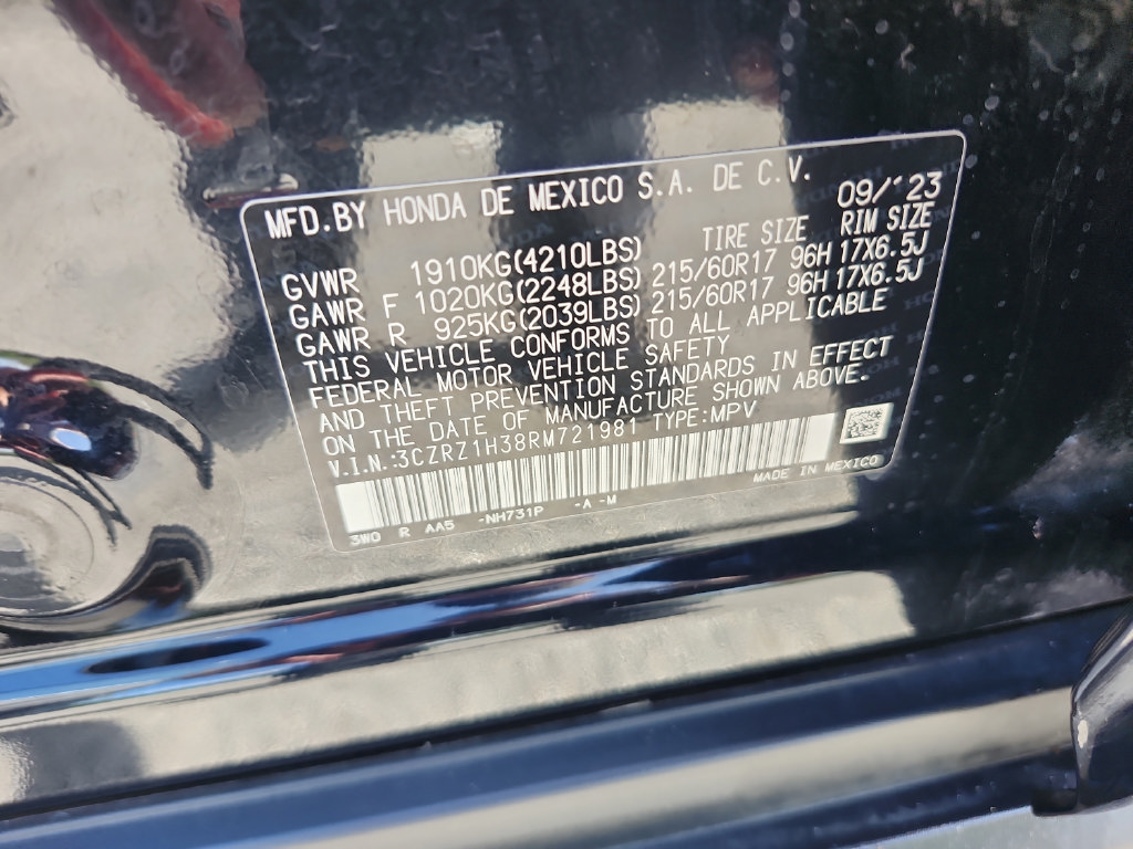 Used 2024 Honda HR-V LX image 38