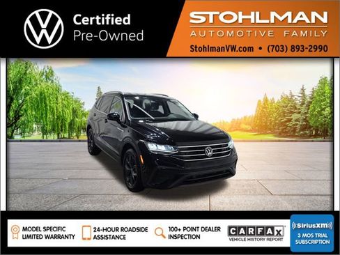Certified 2023 Volkswagen Tiguan SE w/ Panoramic Sunroof Package image 1