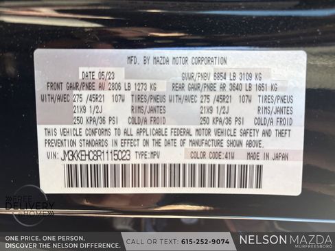 Certified 2024 MAZDA CX-90 3.3 Turbo S w/ Premium Plus image 30