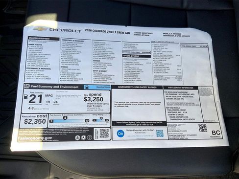 New 2026 Chevrolet Colorado LT w/ LT Convenience Package image 16