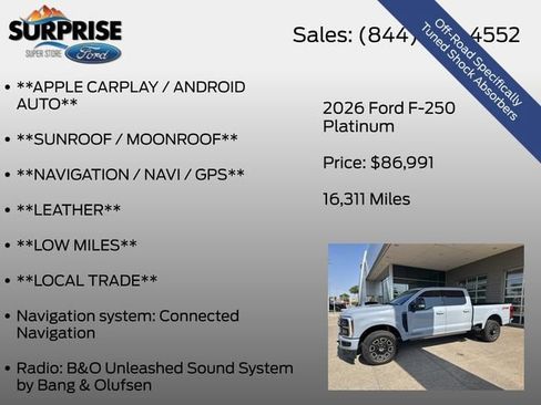 Used 2026 Ford F250 Platinum AWD/4WD image 25