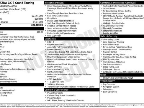 Used 2019 MAZDA CX-3 Grand Touring image 11