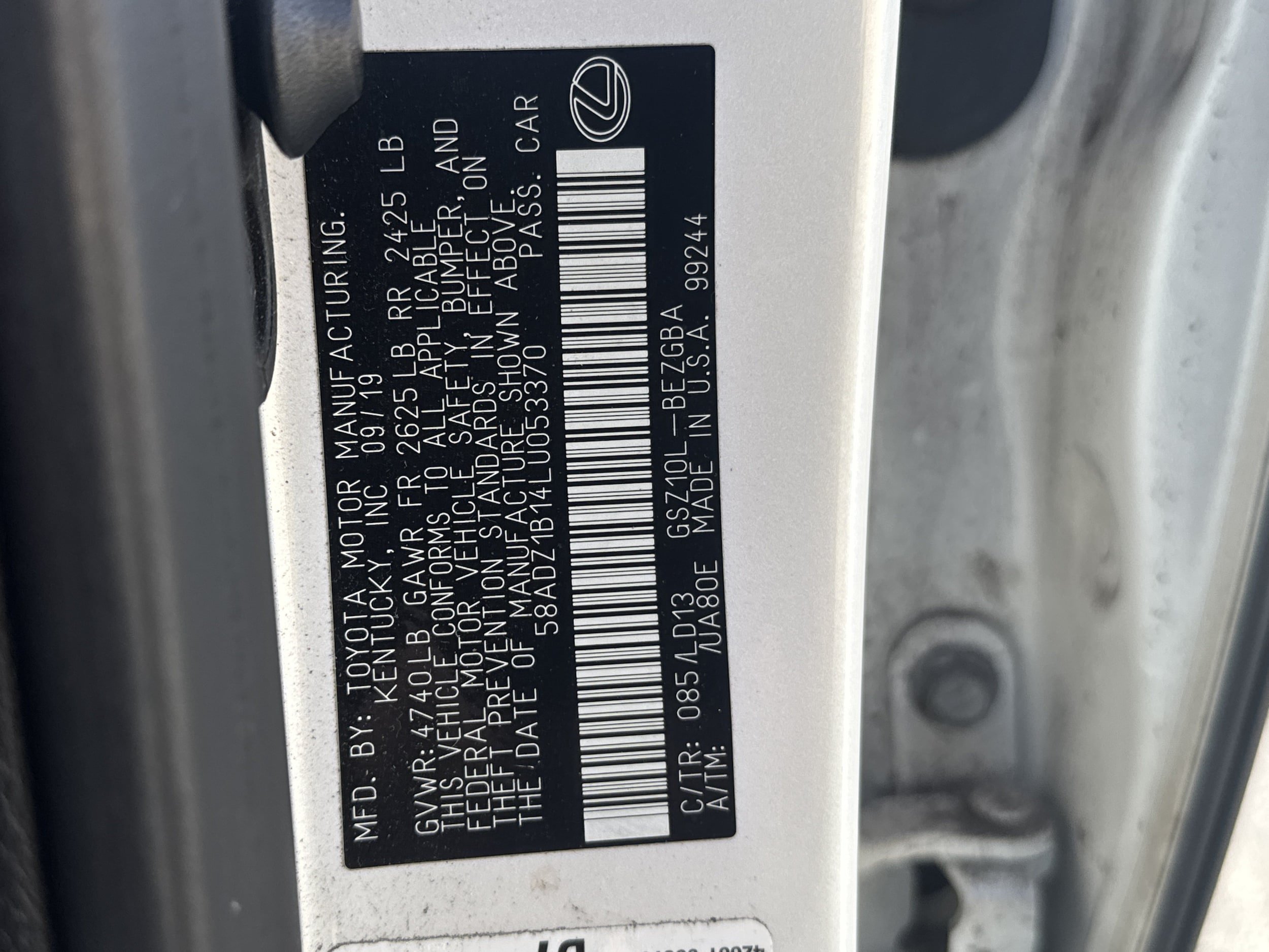 Used 2020 Lexus ES 350 w/ Premium Package FWD image 36