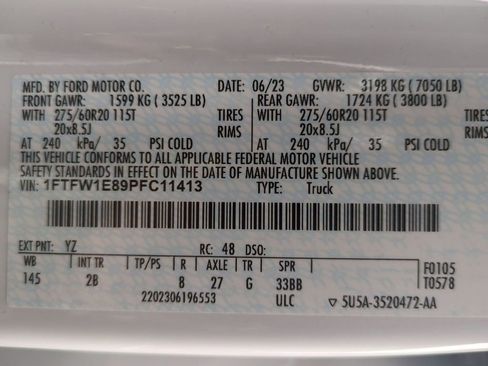 Certified 2023 Ford F150 Lariat w/ Equipment Group 502A High image 29