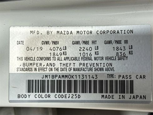 Used 2019 MAZDA MAZDA3 Hatchback w/ Preferred Package image 29