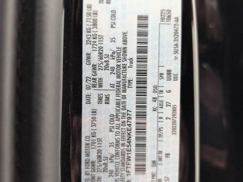 Certified 2022 Ford F150 XLT w/ Equipment Group 302A High image 46