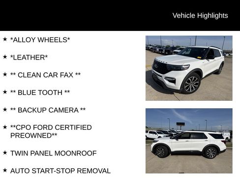 Used 2023 Ford Explorer ST-Line w/ Class IV Trailer Tow Package RWD image 4