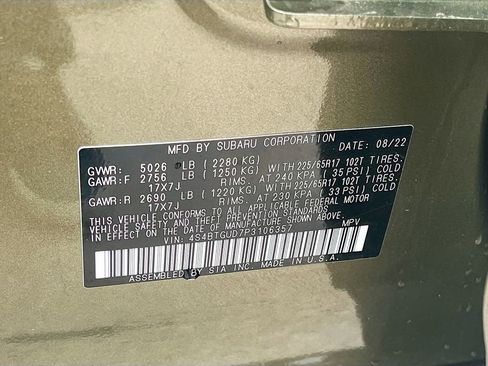 Used 2023 Subaru Outback Wilderness AWD/4WD image 32