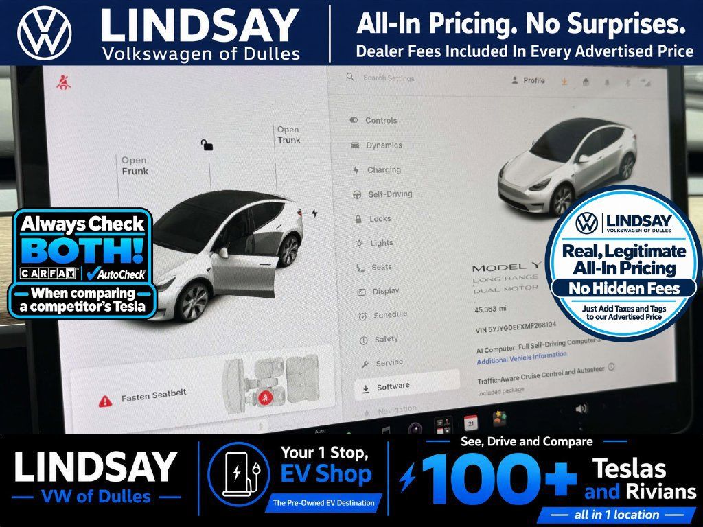 Used 2021 Tesla Model Y Long Range AWD/4WD image 17