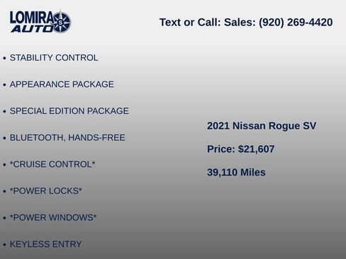 Used 2021 Nissan Rogue SV AWD/4WD image 5