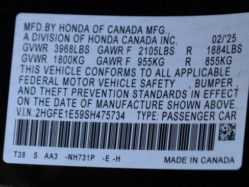 Used 2025 Honda Civic Si image 51