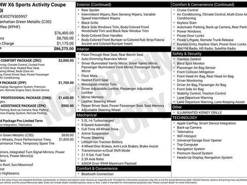 New 2026 BMW X6 xDrive40i w/ Climate Comfort Package image 4